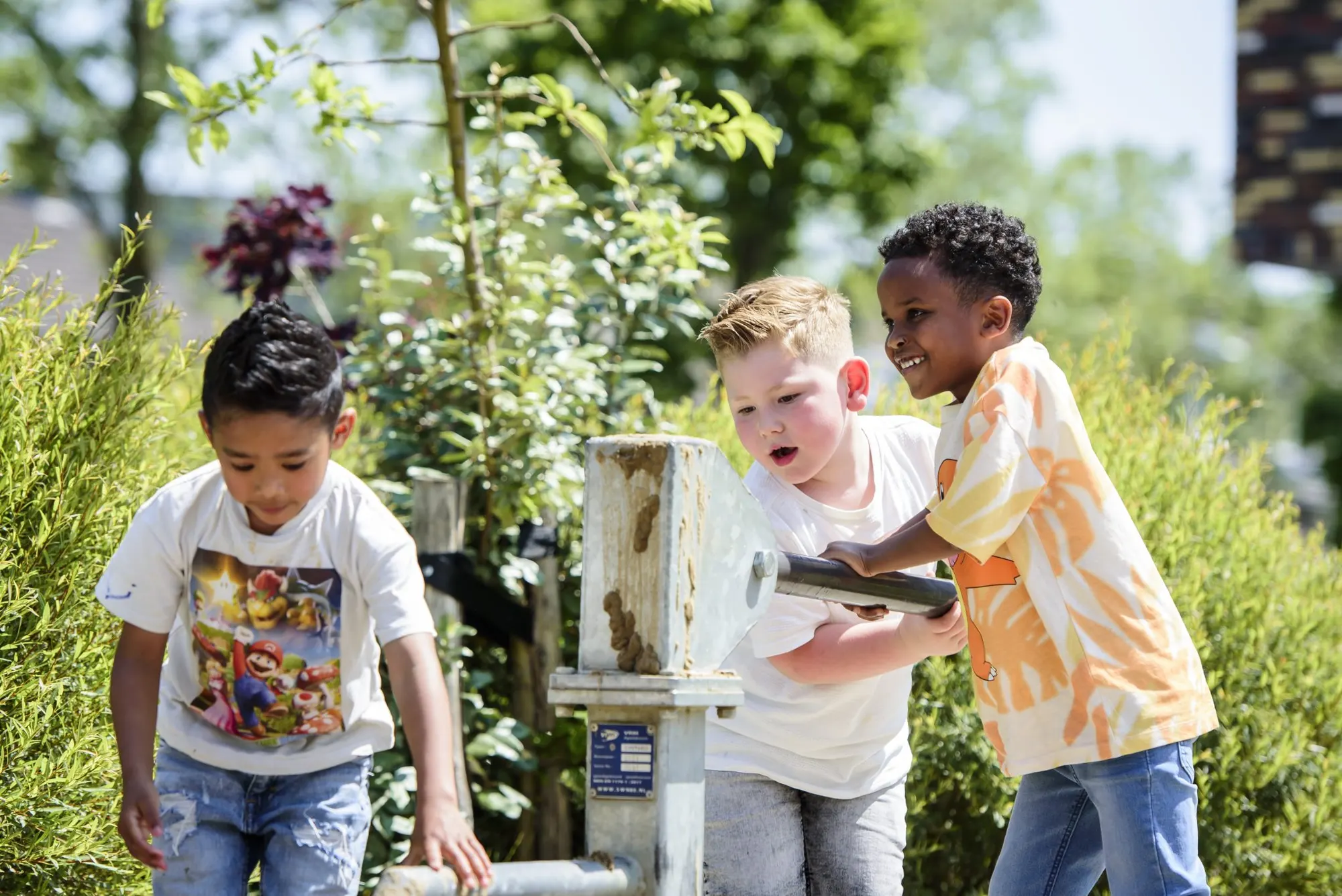 basisschoolkinderen van de Windroos, foto: Chantal Pouwels 